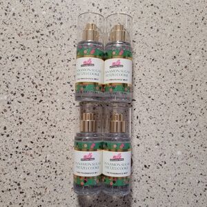 4 Bath & Body Works Cinnamon Sugar Pretzel Cookie Fragrance Body Mist 2.5 oz Ea
